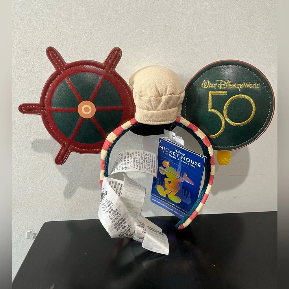 Disney Park 50th Anniversary Jungle Cruise The Main Attraction Ear Headband